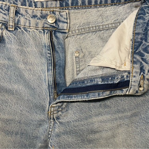 Zara Light Blue High Rise Wide Leg Jeans - Picture 7 of 10